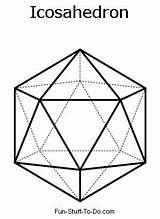 Shapes Template Octagon Nets Icosahedron Geo sketch template