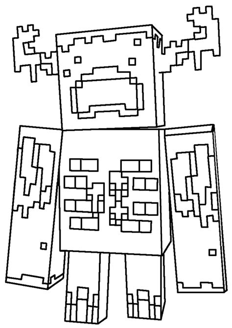 minecraft ghast coloring page  printable coloring pages artofit