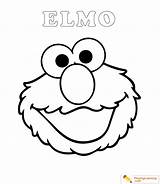 Elmo Sesame sketch template