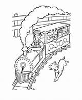 Train Coloring Pages Choo Printable Kids sketch template