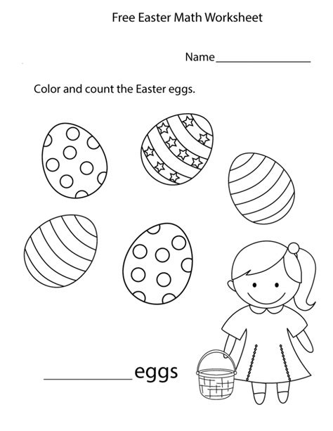 easter preschool worksheets  coloring pages  kids