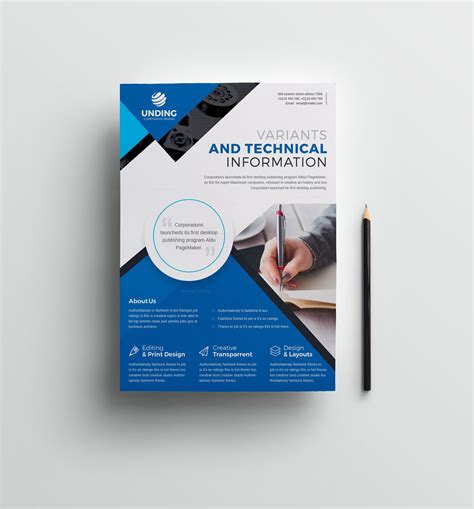 classic professional business flyer design template graphic mega