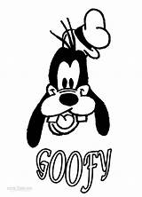 Goofy Coloring Pages Disney Printable Face Kids Cool2bkids Printables Halloween Characters Cool Choose Board sketch template