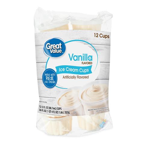 buy great  vanilla ice cream cups  fl oz  count