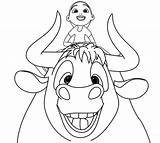 Ferdinand Coloring Movie Nina Bull Children Sheet Sheets Pages Printable Kids Coloringpagesfortoddlers Choose Board sketch template