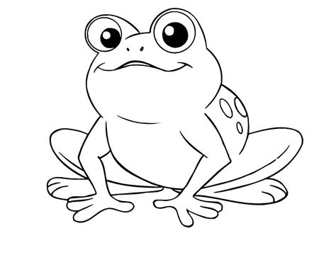 sweet frog coloring pages  getdrawings