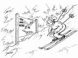 Ski Cartoons Cartoon Skiing Resort Funny Snow Comics Cartoonstock Humor Winter Choose Board Mountain Fun Slopes Time sketch template