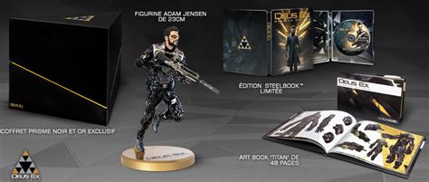 deus ex mankind divided édition collector steelbook artbook ps4 xbox one pc