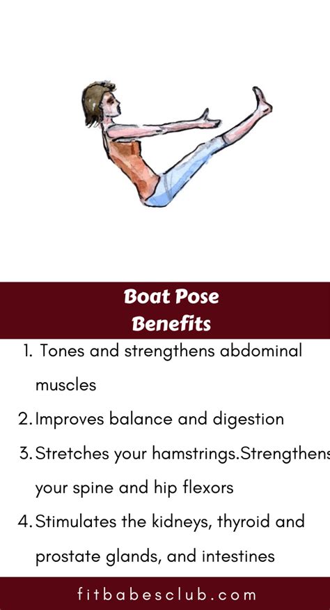boat pose  benefits yoga exercice sculpter son corps