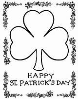 Coloring St Shamrock Pages Printable Patricks Kids Patrick Color Crayola Activities Adults Print Printables Happy Crafts Sheets March Saint Clover sketch template