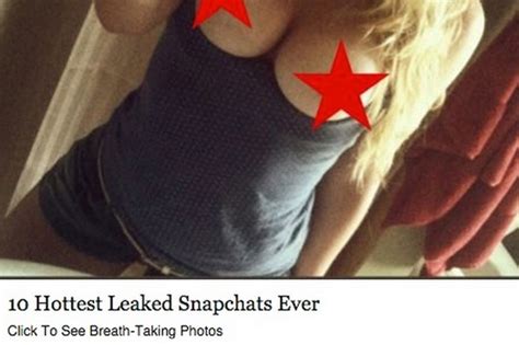 Snapchat Sexy Selfie Scammers Are Fleecing Pervy Men