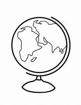 Globe Coloring Pages sketch template