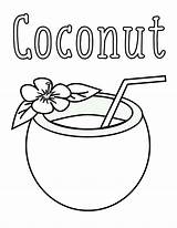 Coconuts Rylee Fruits Popular Hillary sketch template