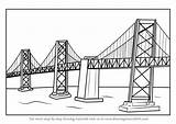 Bridge Bay Oakland Draw Drawing Bridges Step sketch template