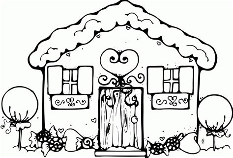 coloring page  house outline dog house coloring page coloring home