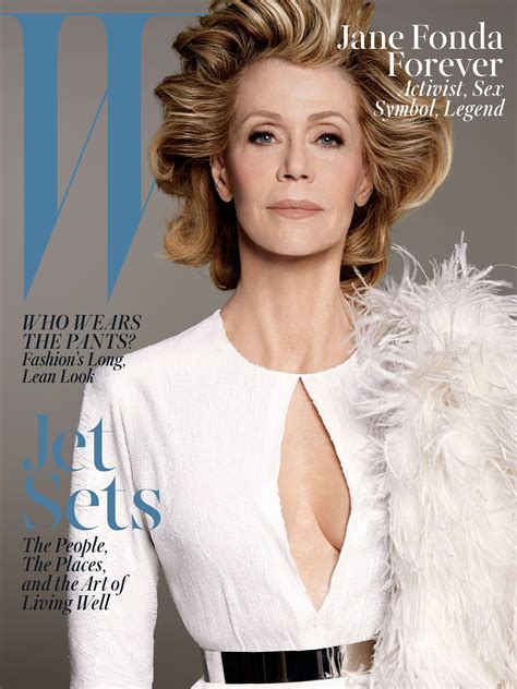 Jane Fonda Tells W Why She S A Reluctant Fashion Icon