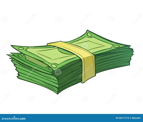 stack  money stock illustration image
