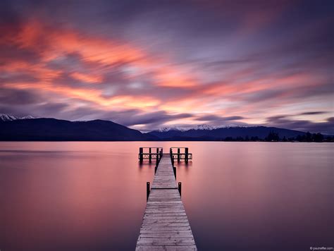 restless lake te anau   zealand sunset paul reiffer photographer