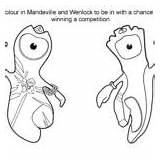 Wenlock Mandeville sketch template
