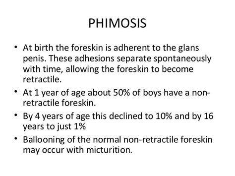 Phimosis Paraphimosis And Circumcision