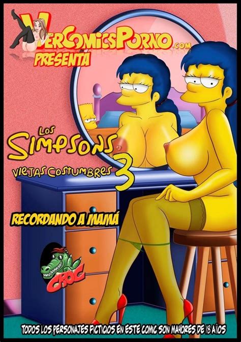 viejos tiempos bart se calienta con marge los simpsons