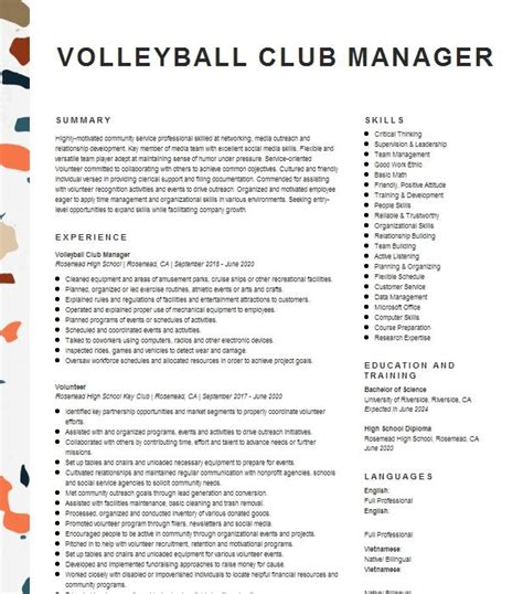 p bixby high school volleyball booster club resume