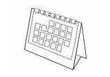 Calendario Calendrier Kleurplaat Malvorlage Stampare Kostenlose Herunterladen Schoolplaten sketch template