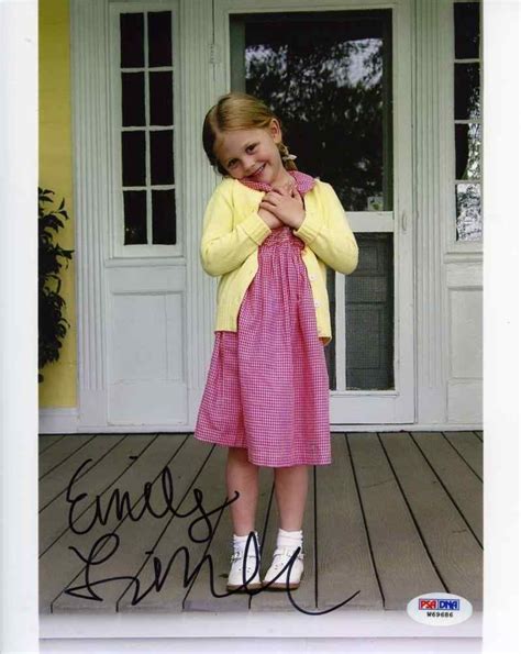 emily alyn lind signed 8x10 photo certified authentic psa dna cute