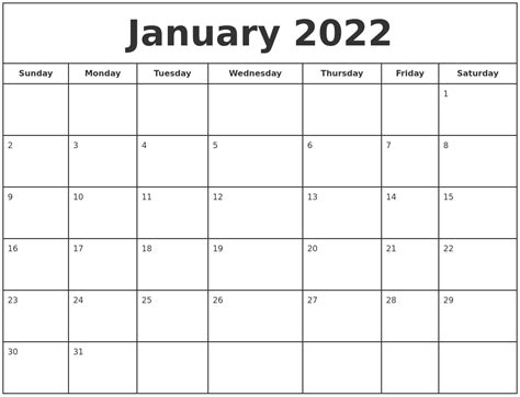january  print  calendar