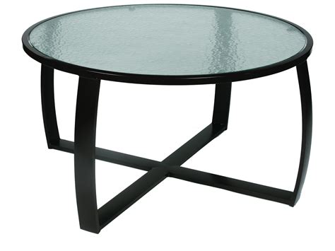 suncoast pinnacle aluminum   glass coffee table