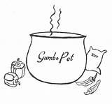 Gumbo Clipart Pot Cajun Jambalaya Shrimp Clip Drawings Cliparts Library Chef Recipe Clipground Hirsch George Lifestyle Tv Kind sketch template