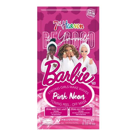 Mascarilla Strong Girls 7th Heaven Pink Neon Barbie 1 Pieza A Domicilio