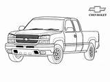 Coloring Pages 4x4 Truck Chevy Jeep Trucks Mud Chevrolet Cars Road Off Kids Template Colorkid Big sketch template