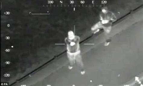 jailed gangsters who shot at police officers and force helicopter after luring them to scene