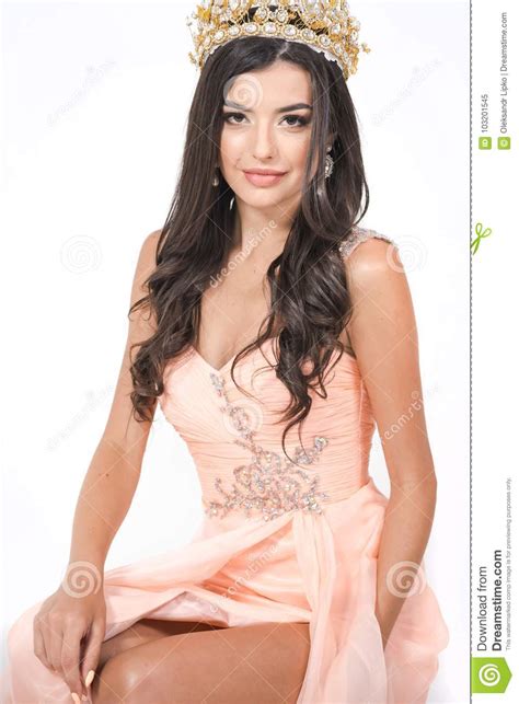 The Winner Of The Miss Contest Stock Image Image Of
