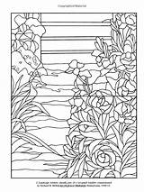 Tiffany Pages Coloring Glass Stained Patterns Name Grisalla Designs Style Quilting Book Paisaje Vitral Color Pattern Template Cloth Whole Window sketch template