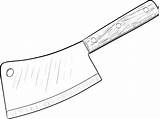Knife Drawing Cleaver Meat Chef Kitchen Illustration Vector Illustrations Bloody Getdrawings Similar Clip sketch template