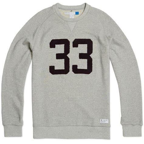 adidas originals graphic crewneck sweater medium heather grey knit men crew neck sweater