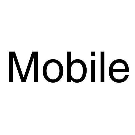 mobile logo png transparent svg vector freebie supply