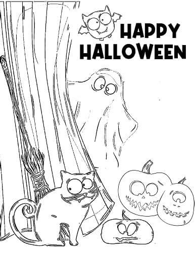 halloween coloring pages  cenzerely
