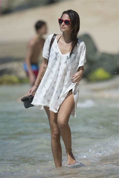 Lucy Watson Bikini Candids Beach In Barbados 12 31 2015 • Celebmafia