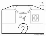 Calcio Maglia Svizzera Maillot Coloriage Suisse Coupe Mondiali Colorier Acolore Stampare Imprimer Coloritou sketch template