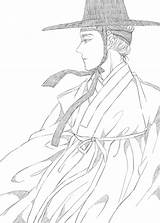 Hanbok Korean Coloring Deviantart Jun Sketch Credit Larger Portfolio sketch template
