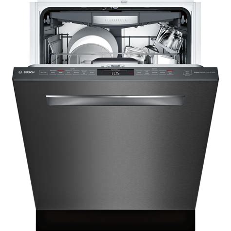 bosch dishwasher black stainless steel  series built  dishwasher black dishwasher