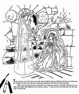 Annunciation Woodblock Visitation Angel Familyfeastandferia Permission Use Resale Widespread Clipground But sketch template