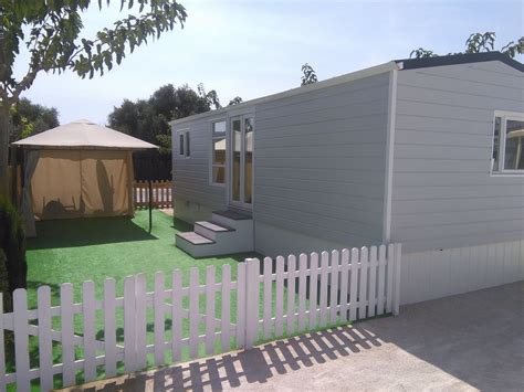 stunning refurbished mobile home static caravan  sale  benidorm camping mobile homes