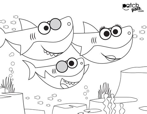 top  ideas  baby shark coloring book home family style