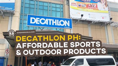 decathlon ph affordable sports outdoor products youtube