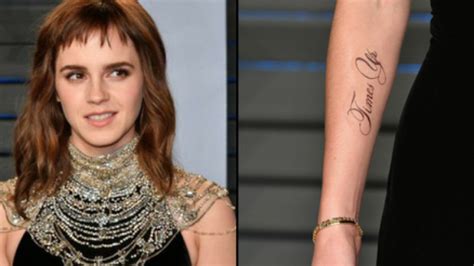Emma Watson Has A Blunt Response To Criticism Of Her Time S Up Tattoo