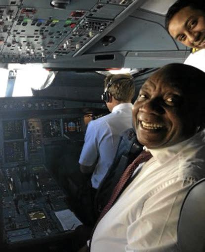 cover s blown cyril ramaphosa travels with his own blanket